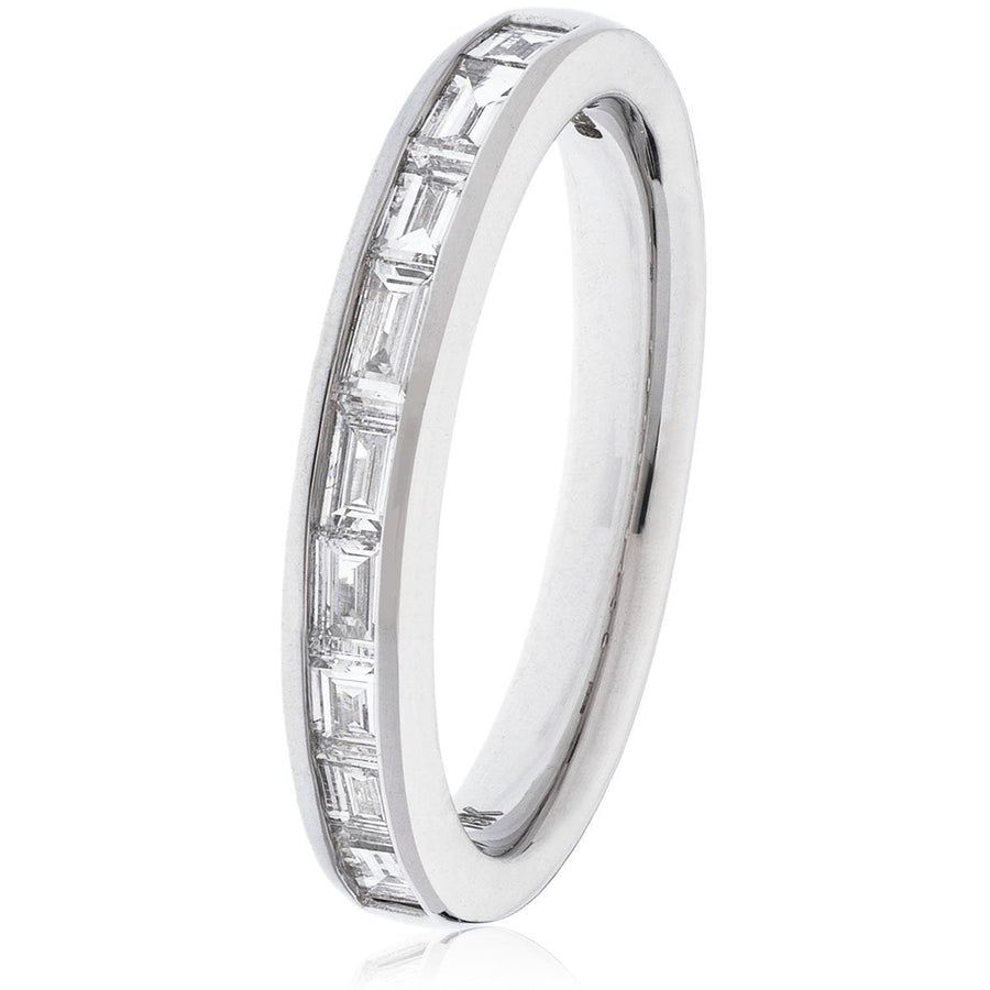 Diamond 12 Stone Eternity Ring 0.40ct F-VS Quality in Platinum - David Ashley