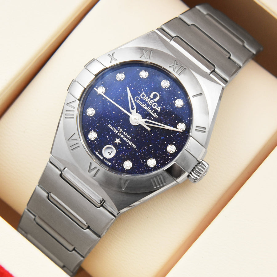 Omega Constellation Co-Axial Master Chronometer Blue Dial Stainless Steel Ref: 131.10.29.20.53.001 - David Ashley