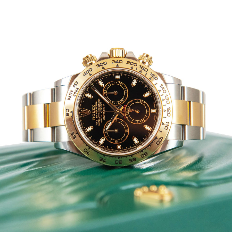 Pre-Owned Rolex Daytona Black Dial BI-Metal Ref: 116503 - My Jewel World