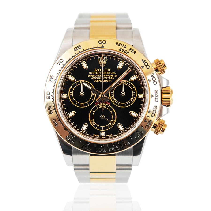 Pre-Owned Rolex Daytona Black Dial BI-Metal Ref: 116503 - My Jewel World