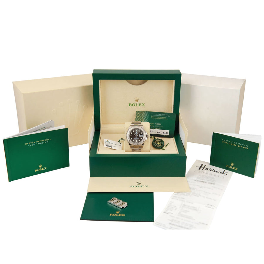 Pre-Owned Rolex Yacht-Master Rhodium Dial Steel Ref: 126622 - My Jewel World