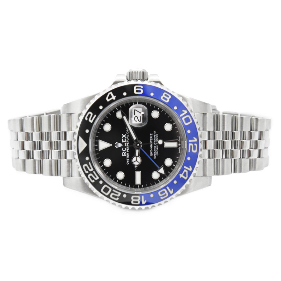 Rolex GMT-Master II Stainless Steel Black Dial Ref: 126710BLNR - David Ashley