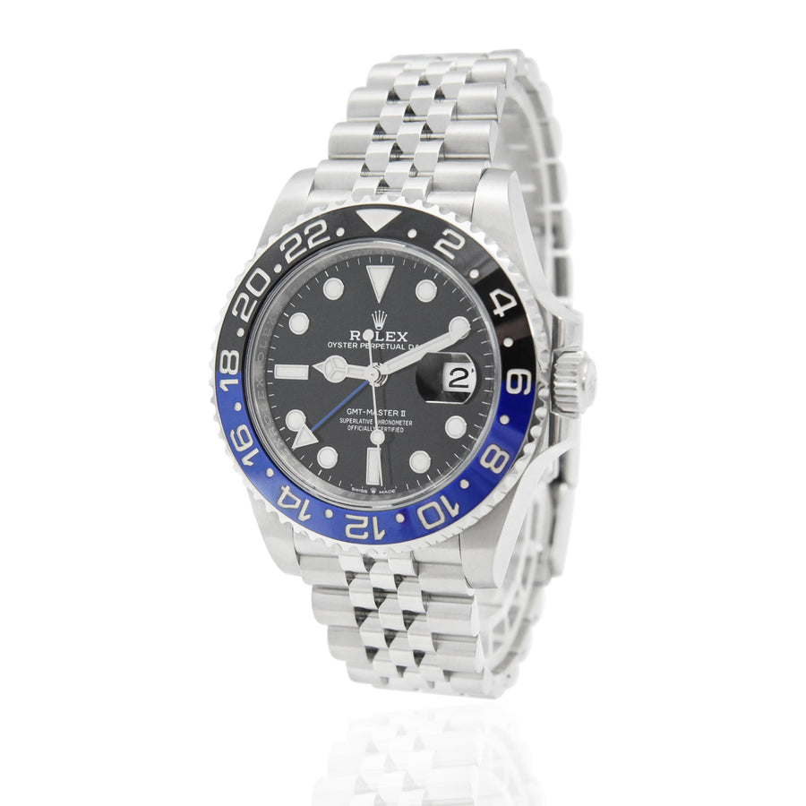 Rolex GMT-Master II Stainless Steel Black Dial Ref: 126710BLNR - David Ashley