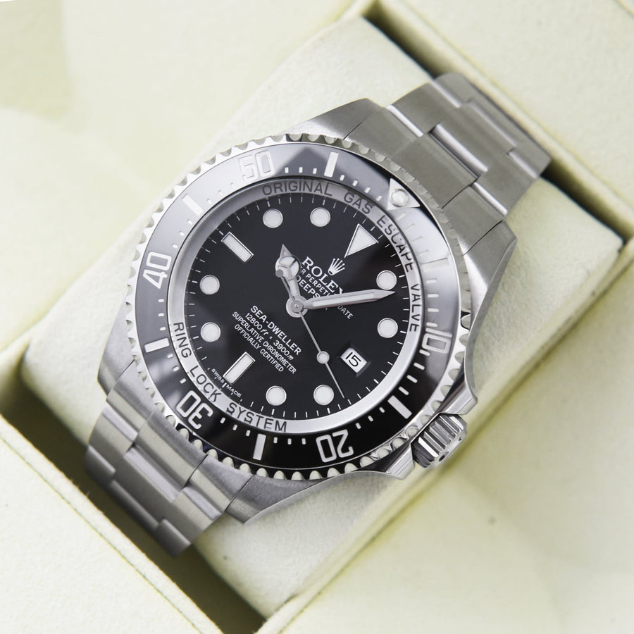 Rolex Sea-Dweller Deepsea Black Dial Stainless Steel Ref: 116660 - David Ashley