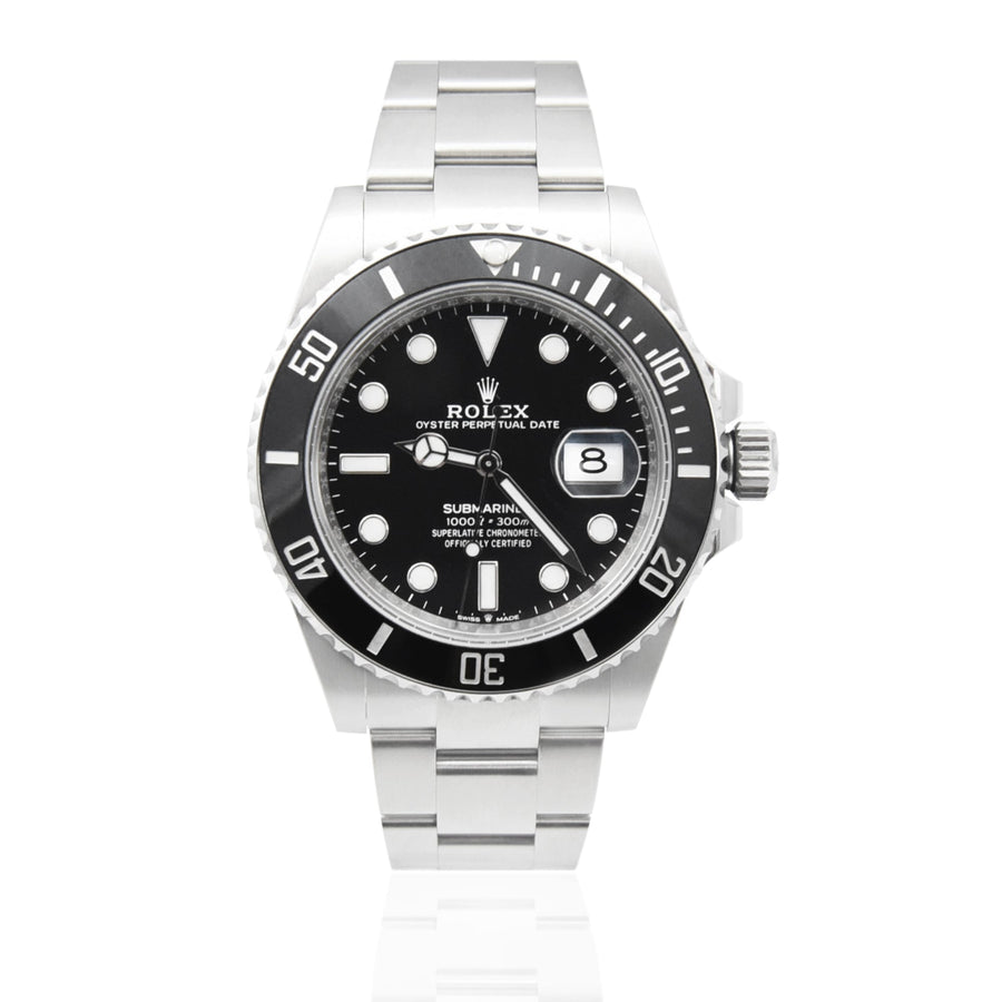 Rolex Submariner Date Black Stainless Steel Ref: 126610LN - David Ashley