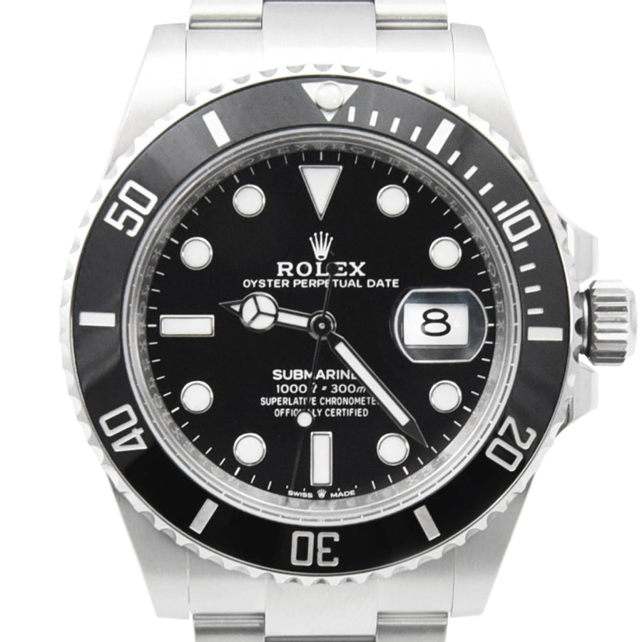 Rolex Submariner Date Black Stainless Steel Ref: 126610LN - David Ashley