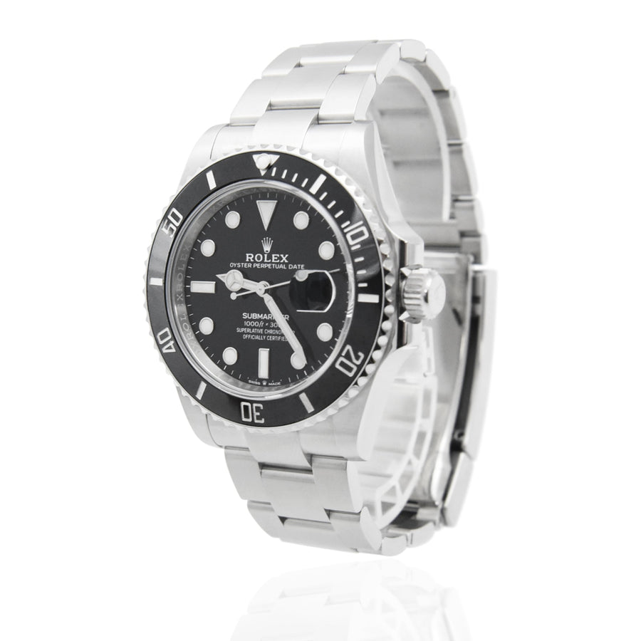 Rolex Submariner Date Black Stainless Steel Ref: 126610LN - David Ashley