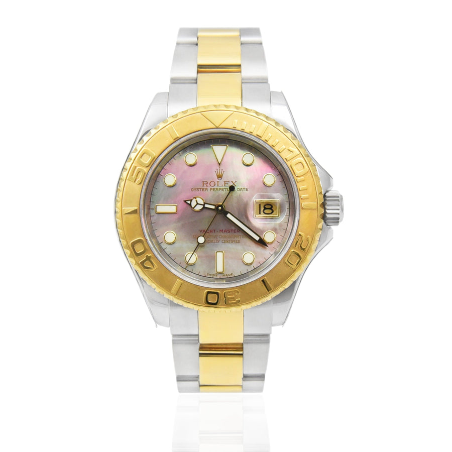 Rolex Yacht-Master Tahitian Mother Of Pearl Dial Gold & Steel Ref: 16623 - David Ashley